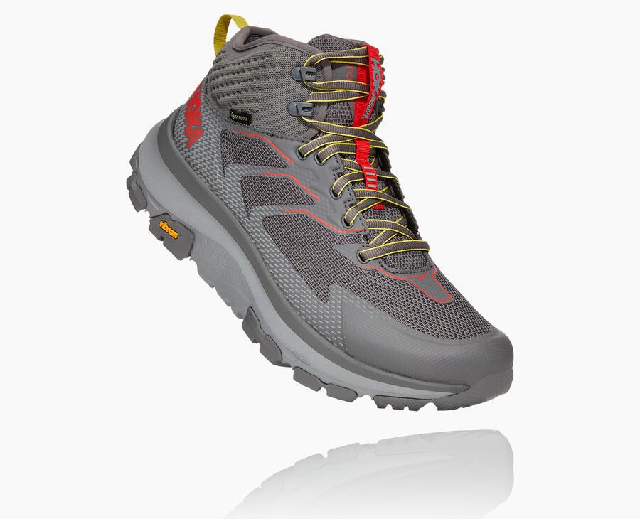 Hoka Mens Hiking Boots NZ - Hoka One One Toa Gore-Tex Grey (EGJ780964)